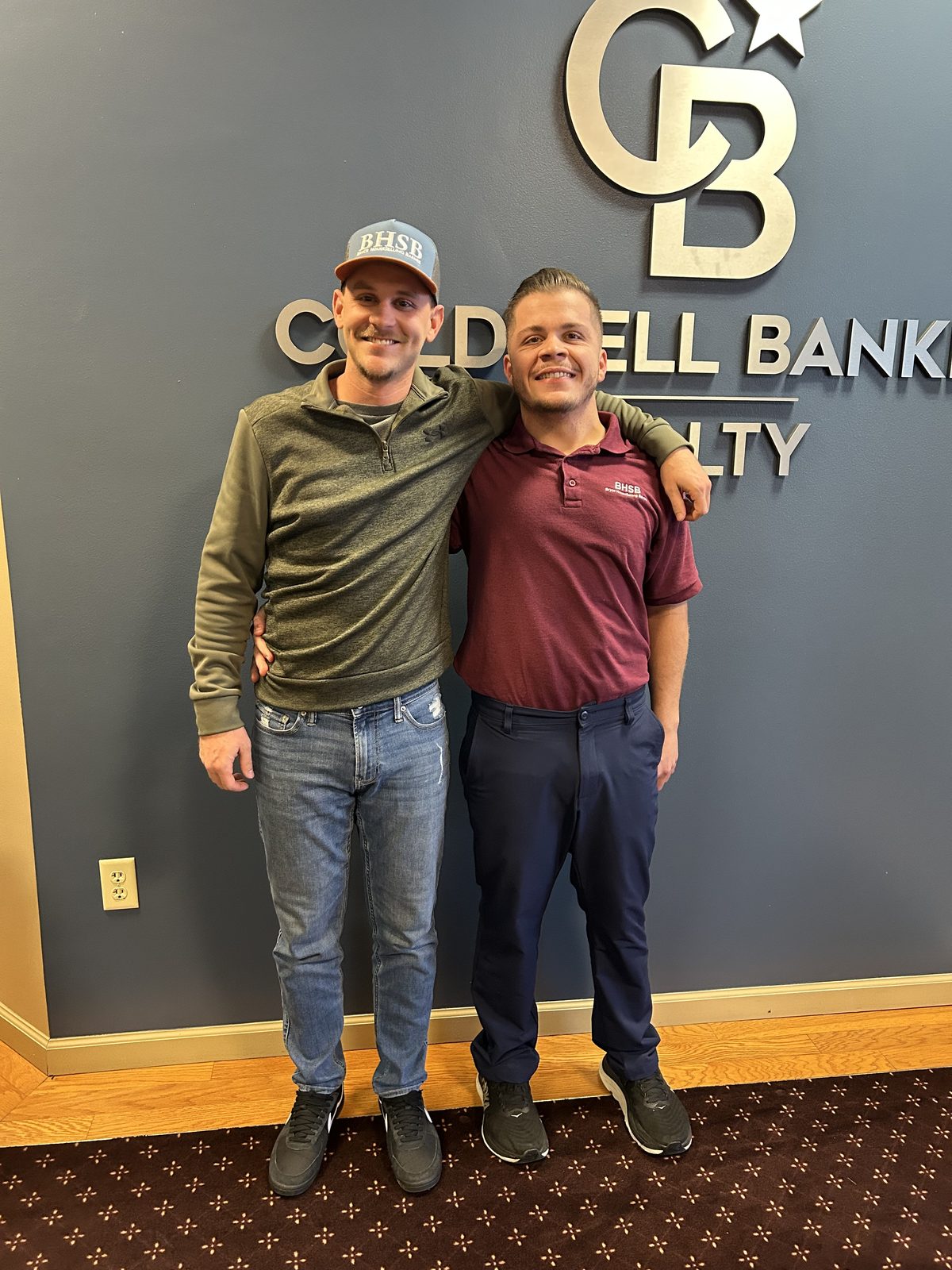 Bryce Barnes BHSB with client at Coldwell Banker Realty Chambersburg PA office